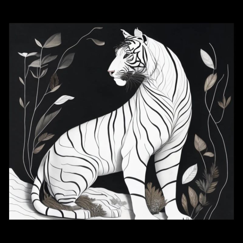 weißer Tiger