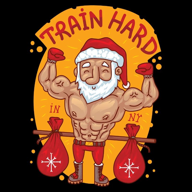 Père Noël de remise en forme