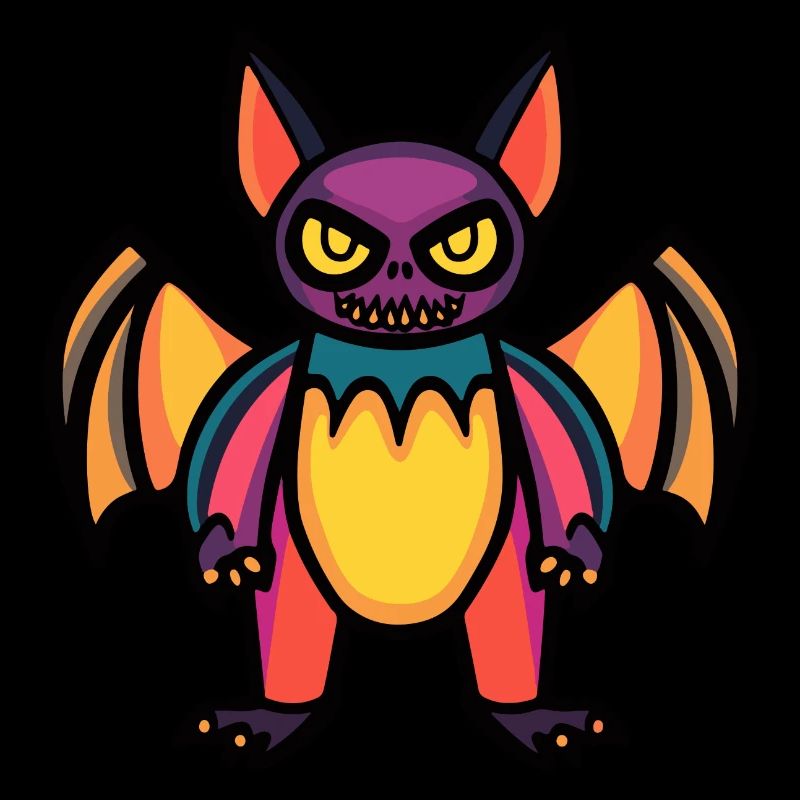 Fledermaus Halloween Tier
