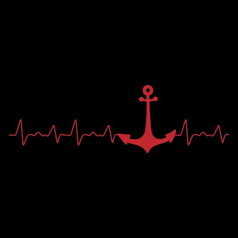 Anker puls Nordsee Spruch Geschenk See