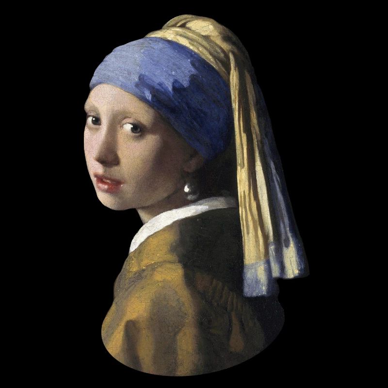 Jan Vermeer Mädchen mit Perlenohrgehänge * Sweater