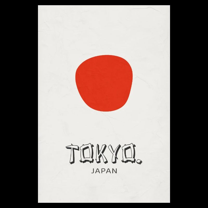 Tokyo Poster – Modernes Design Statement