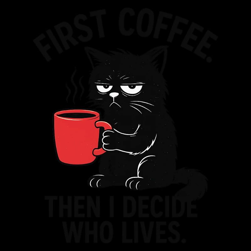 First Coffee. Then I Decide Who Lives