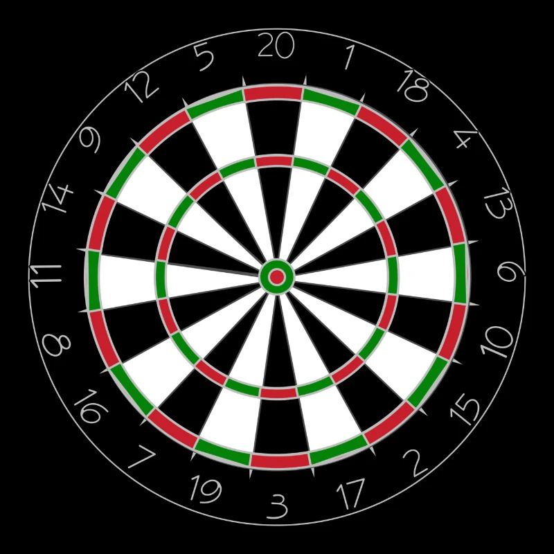 Dart Slice Board Arrows Player Lancer de passe-temps