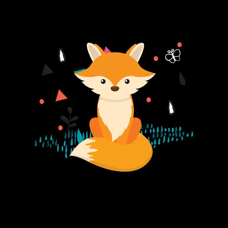 Conception de renard mignon