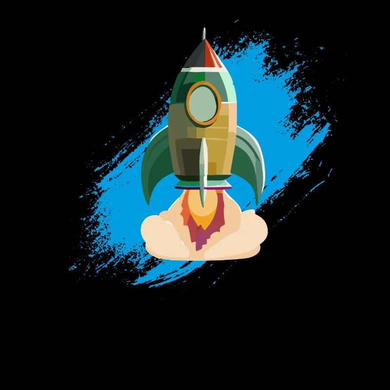 startende Rakete