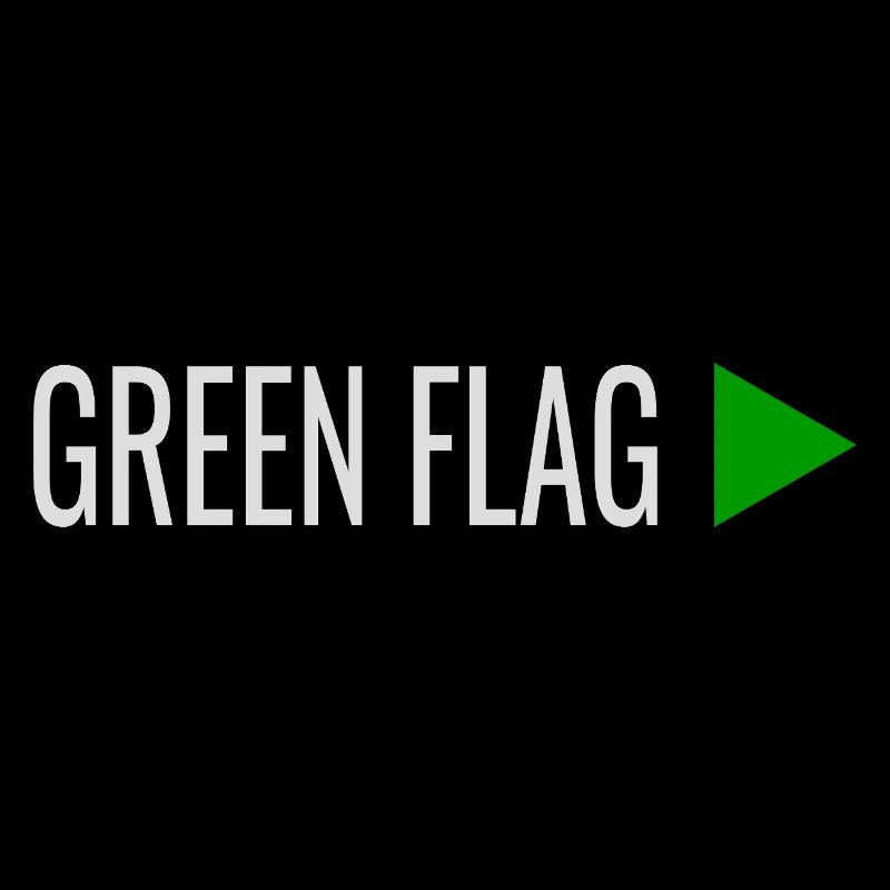 Signes de relation DRAPEAU VERT