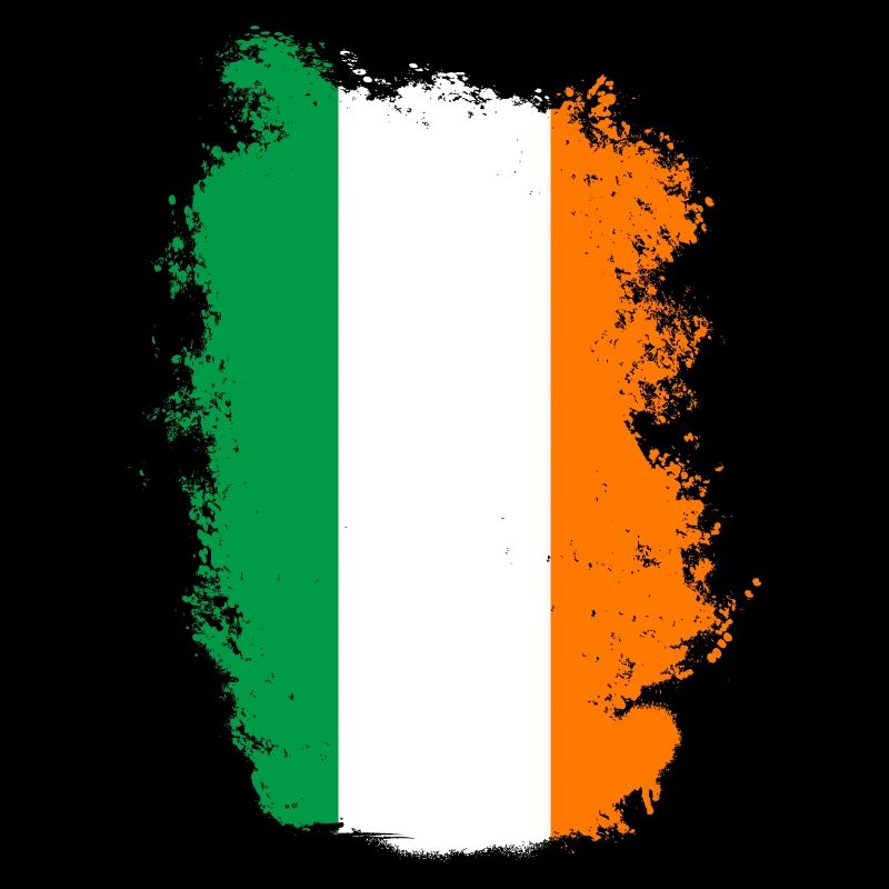 Drapeau de l’Irlande Vintage drapeau irlandais Dublin