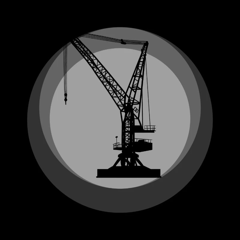 Grue Construction de maison d’ouvrier de la construction