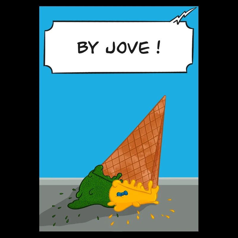 Mortimer ließ sein Eis fallen