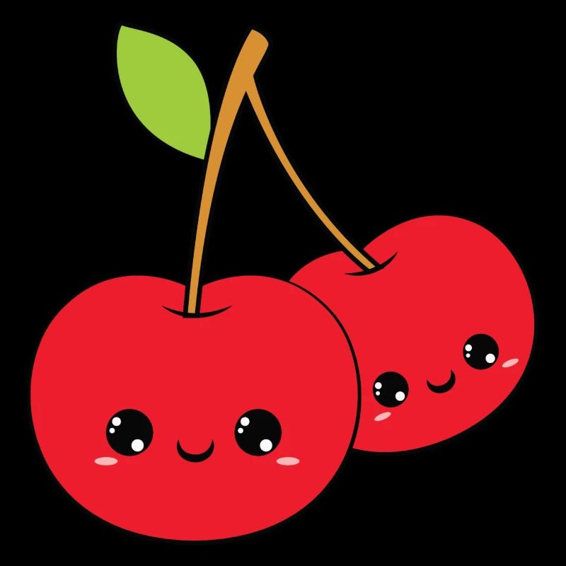smiling cherry, süße kirsche