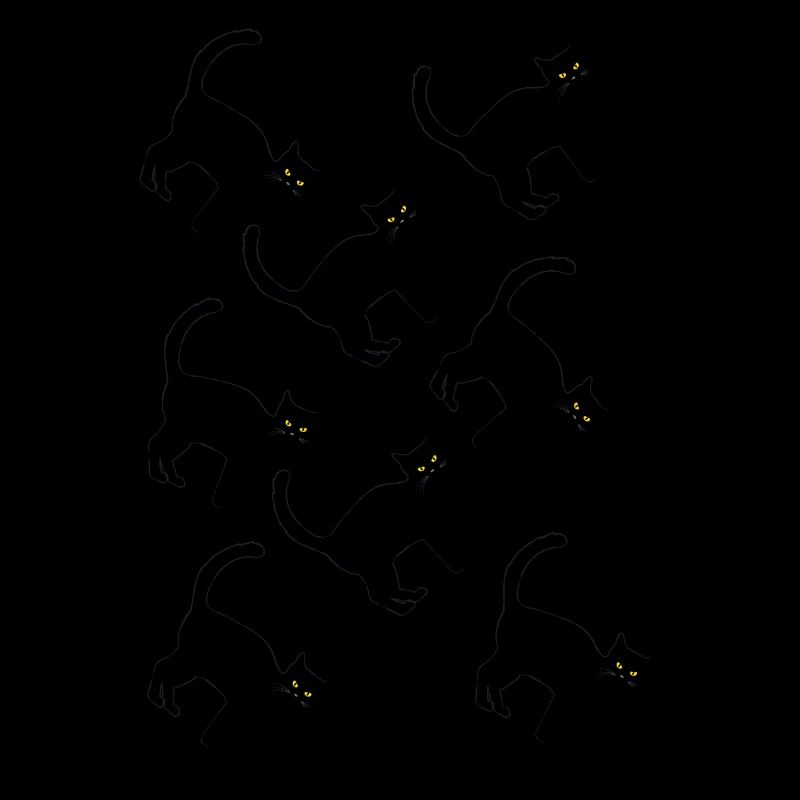 Black Pattern Cat