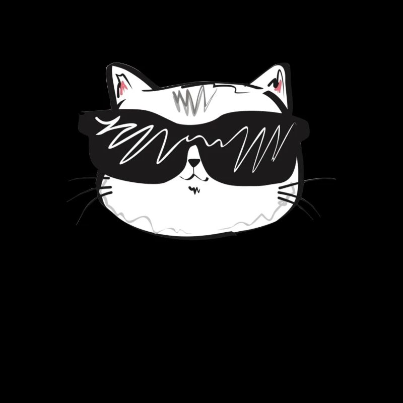 Coole Katze Sonnenbrille | Geschenk Idee