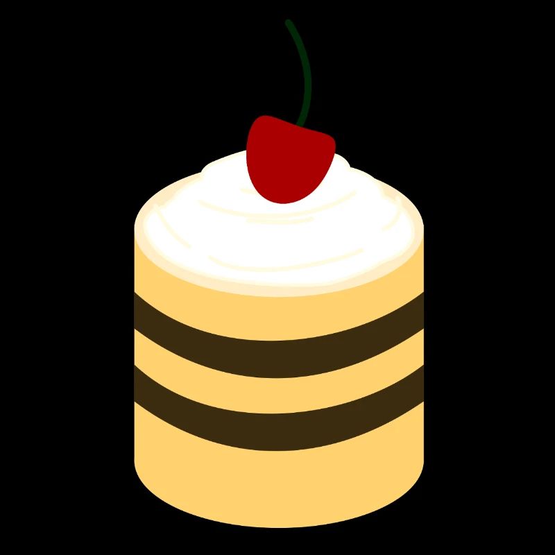 Kuchen mit Kirsche