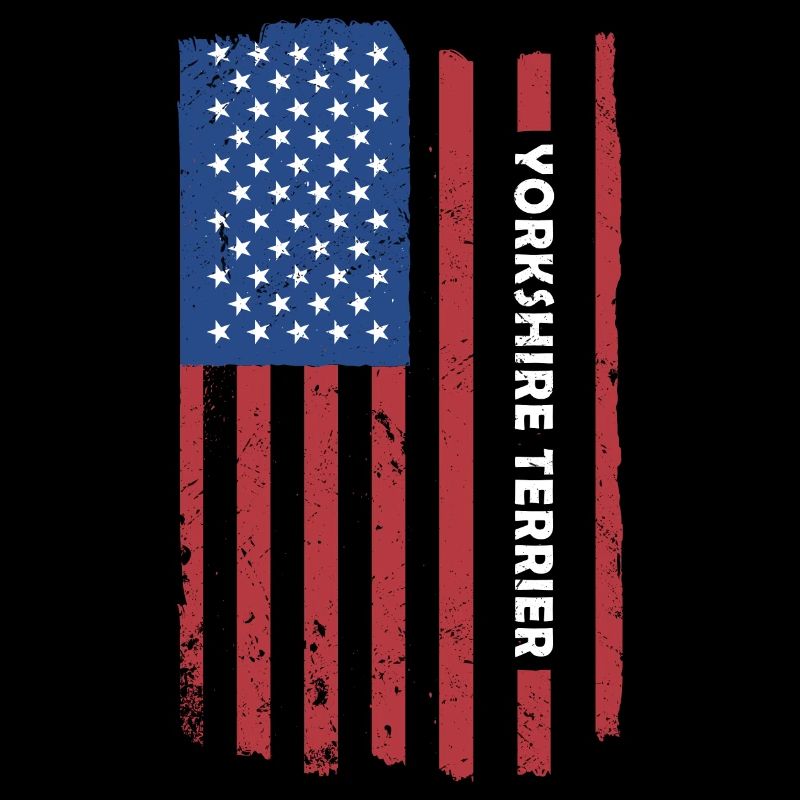 Yorkshire Terrier Us Flag