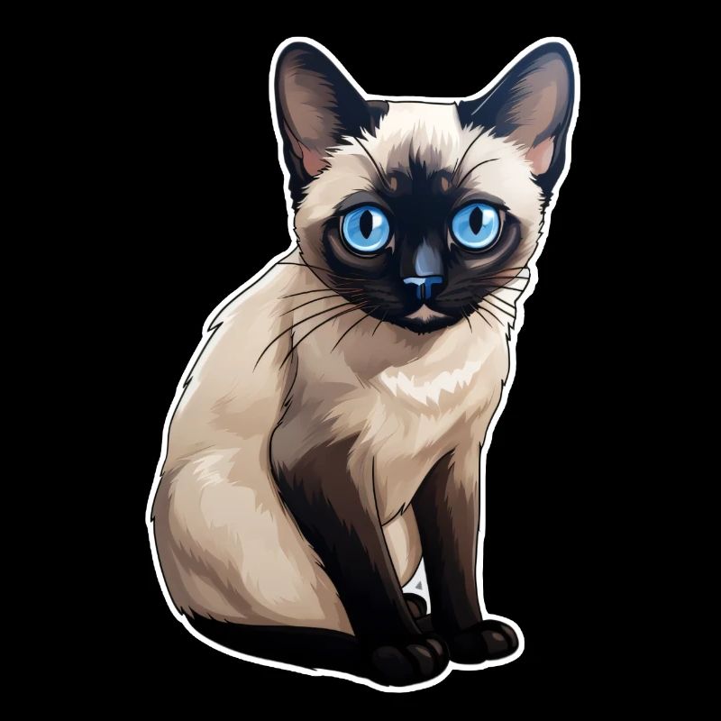 Siamese cat cute