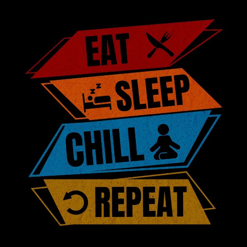 Eat Sleep Chill Repeat Shirt