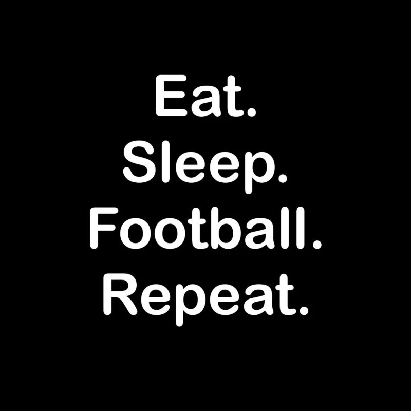 Eat.Sleep.Football. Repeat Geschenk / Geschenkidee