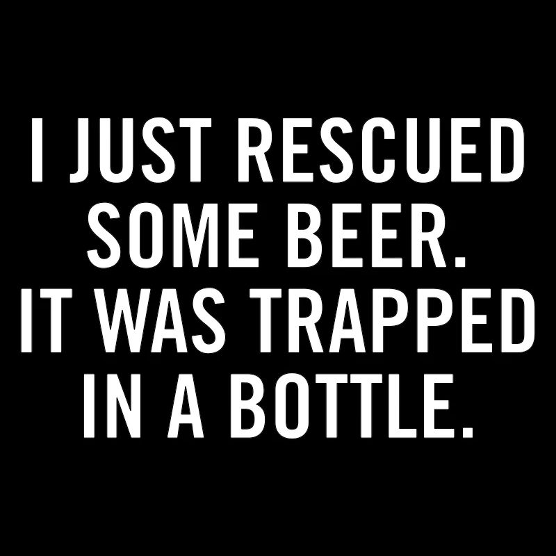 Just rescued some beer it was trapped in a bottle