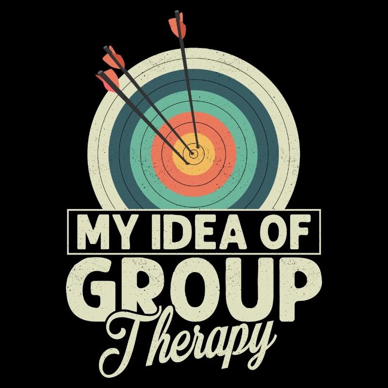 My Idea Of Group Therapy Archery Target Bow & Arro