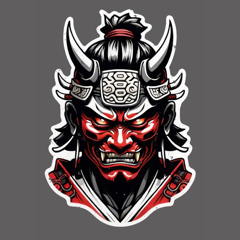Samurai-Krieger - Japan - Dämon