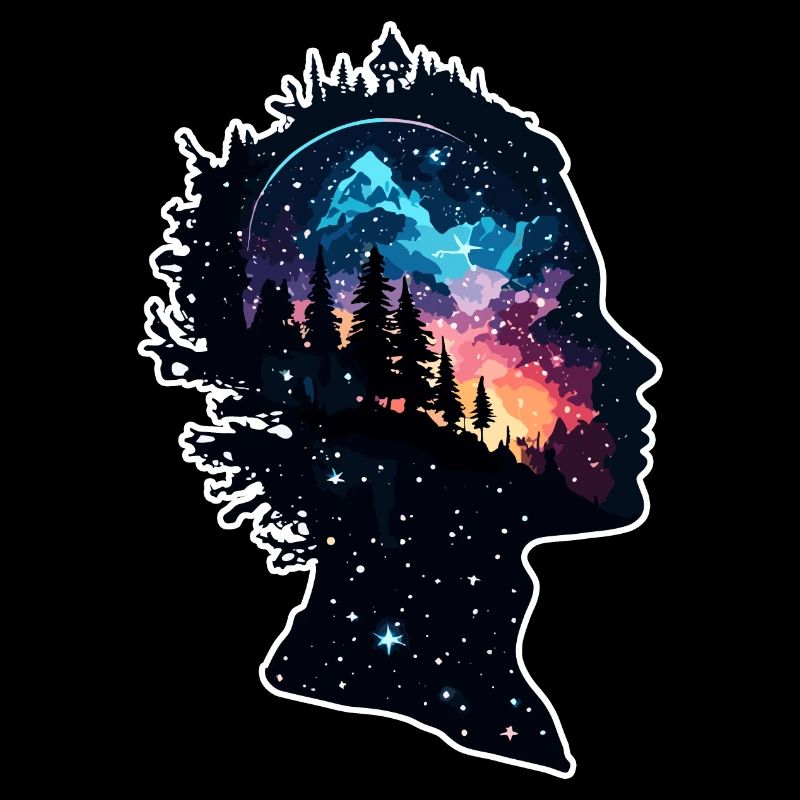 Silhouette / Forest / Portrait / Trees / Person