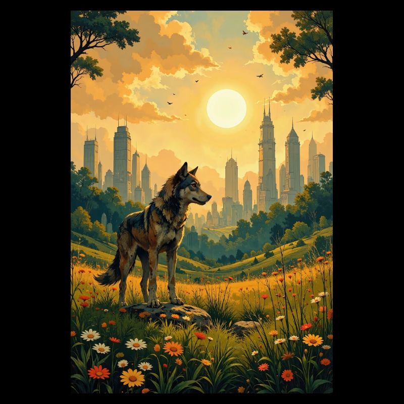 Das Bild des Wolfes