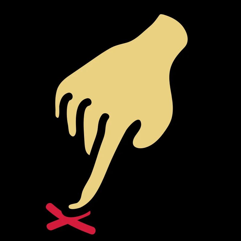 show cross - here 3