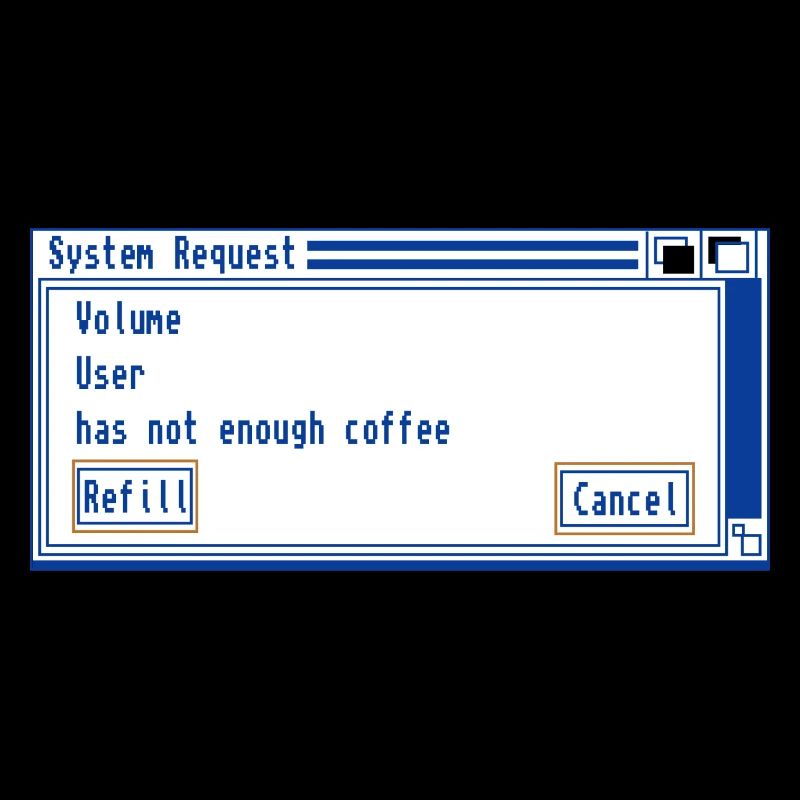 Anmodning om kaffeafkrydsningsfelt