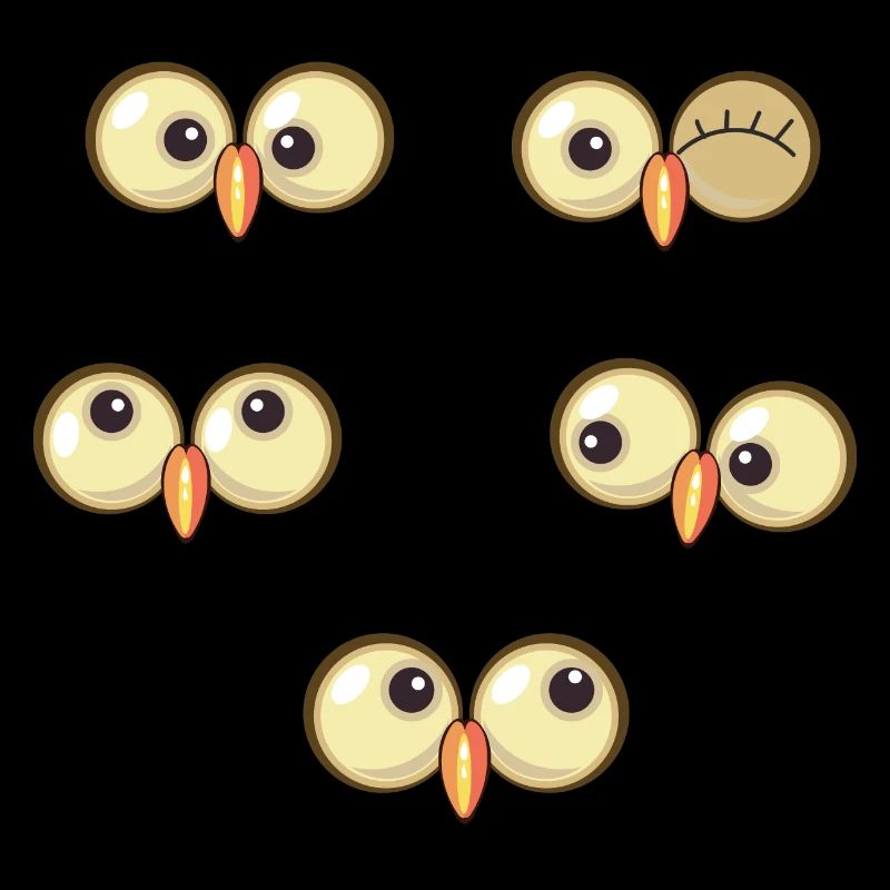 Augen Eule süßes witziges Motiv Geschenkidee Eulen