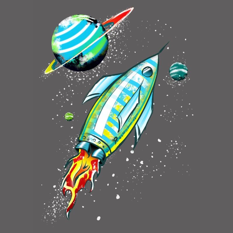 Fusée dans l'espace