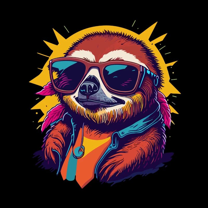 Retro Sloth