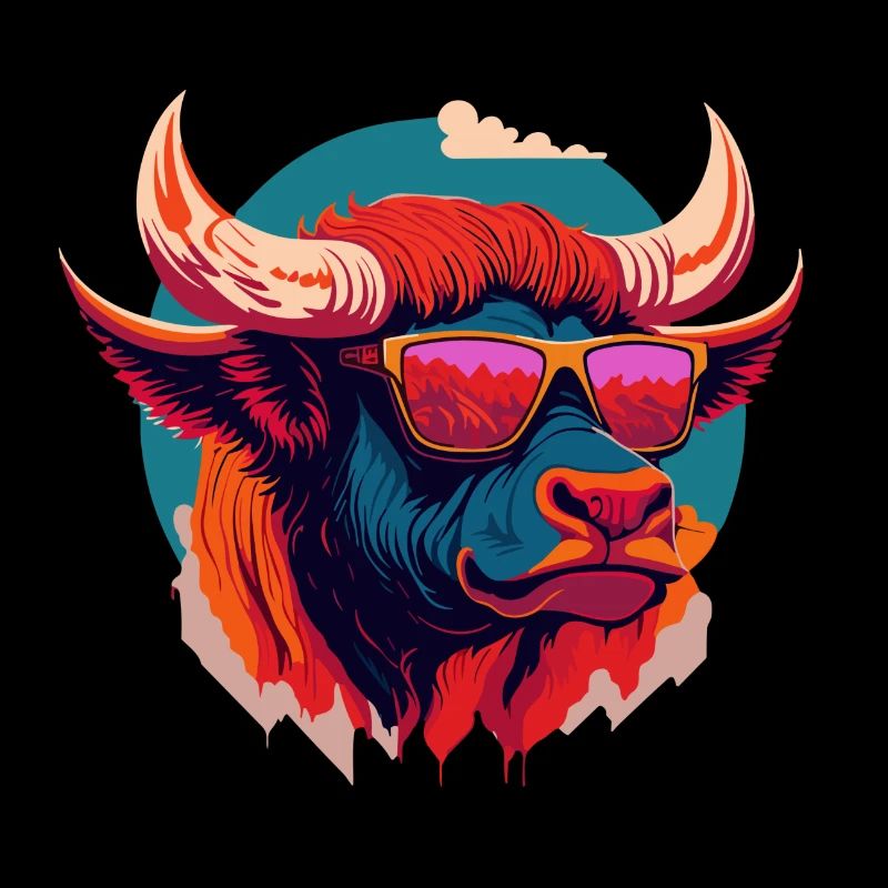 Waldbrand-Bison