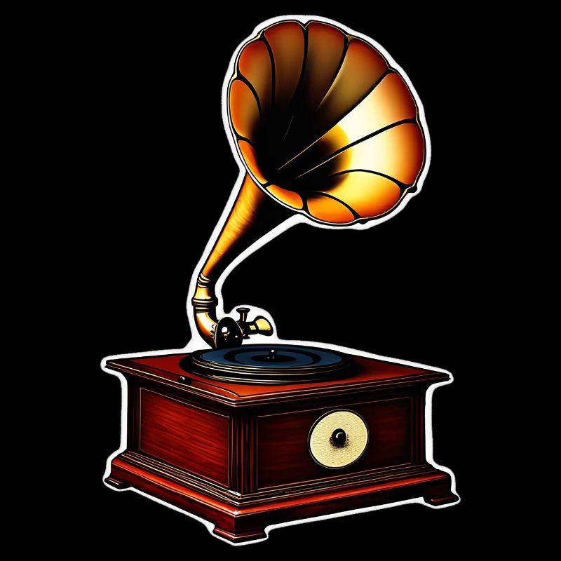 Uralter Grammophon-phänomenaler Klang