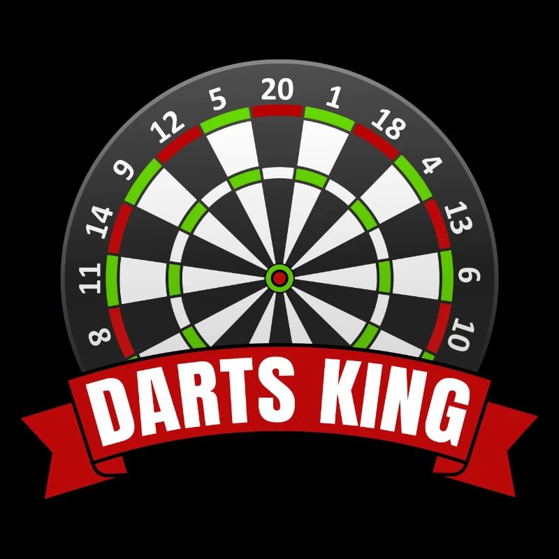 Darts King - Darts Player Dartboard