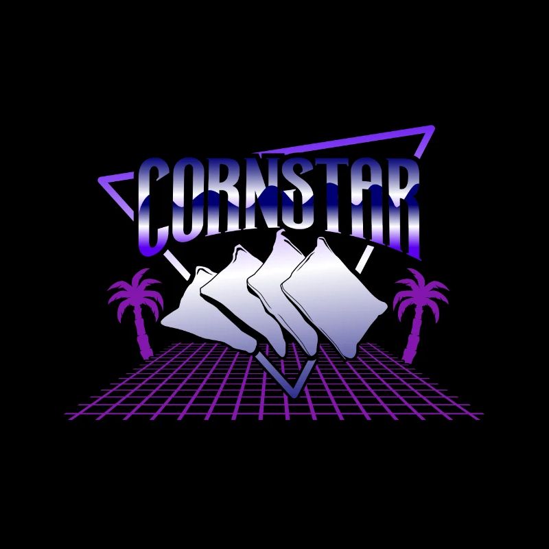 Retrowave Cornstar - Cornhole