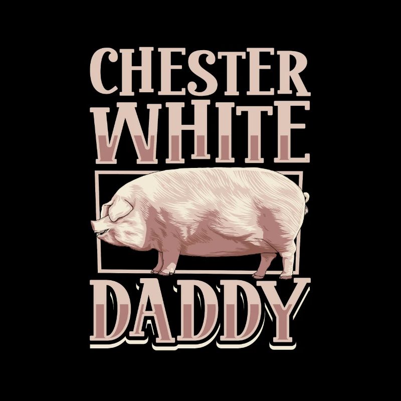 Chester White Pig Dad