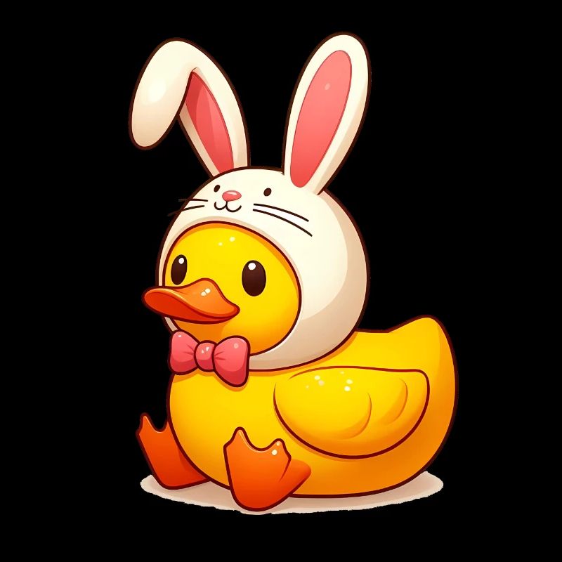 Rabbit Duck, Yellow Rubber Duck & Rubber Duck