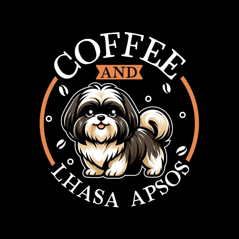 Coffee and Lhasa Apso
