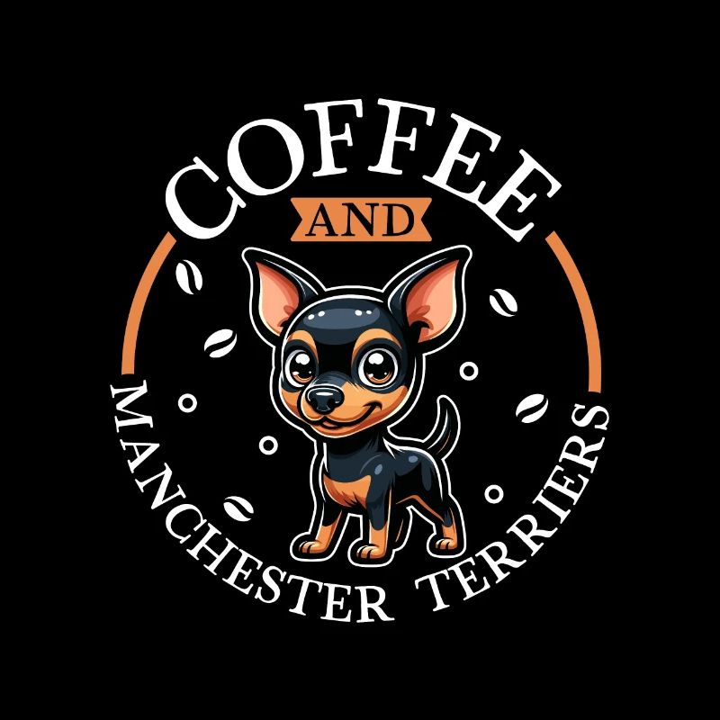 Kaffee und Manchester Terrier