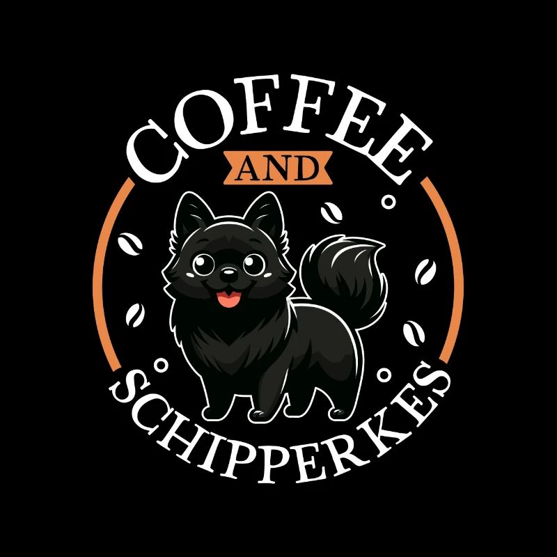 Coffee and Schipperke