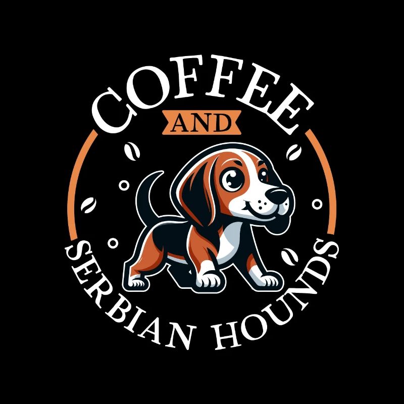 Café et lévrier serbe