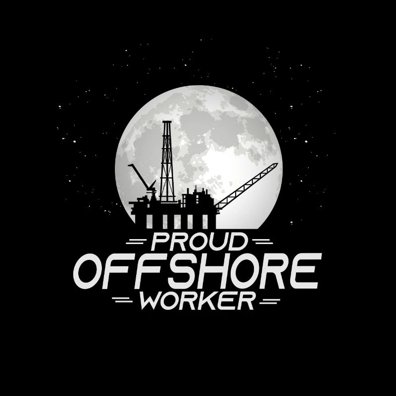 Fier travailleur offshore