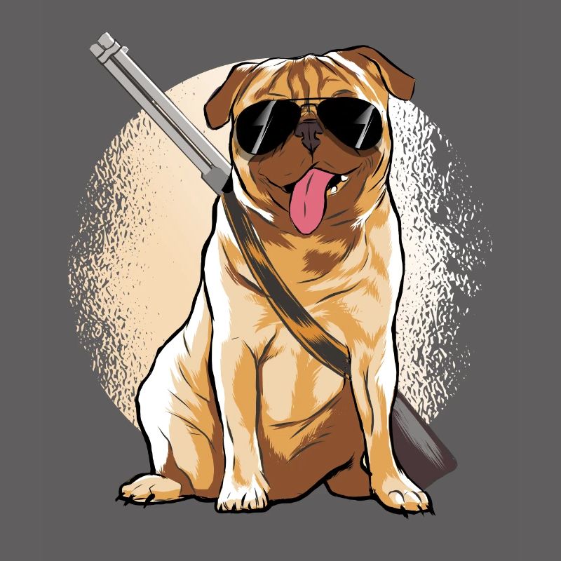 Mobs Jäger Hunde Tshirt