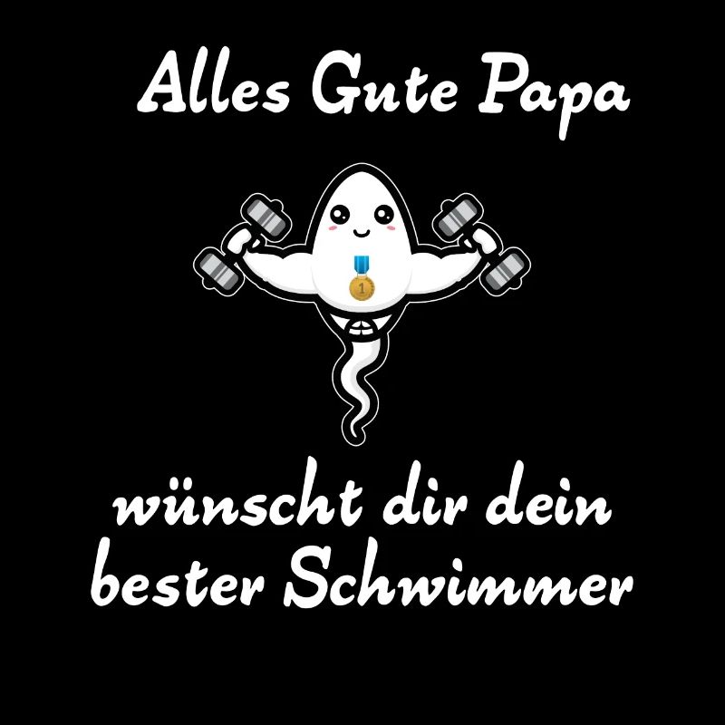 Alles Gute Papa wünscht dir dein bester Schwimmer
