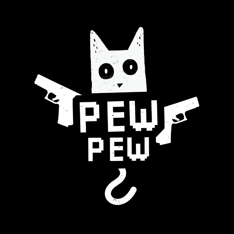 Pew Pew Cat Meme cat