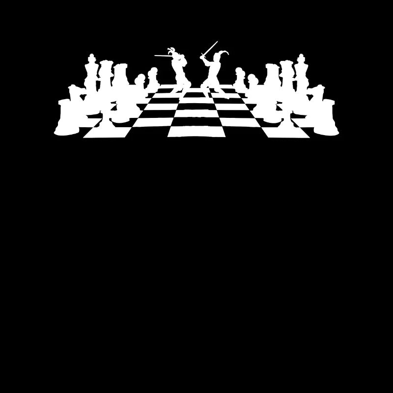 Échiquier Combat Pièces d'échecs