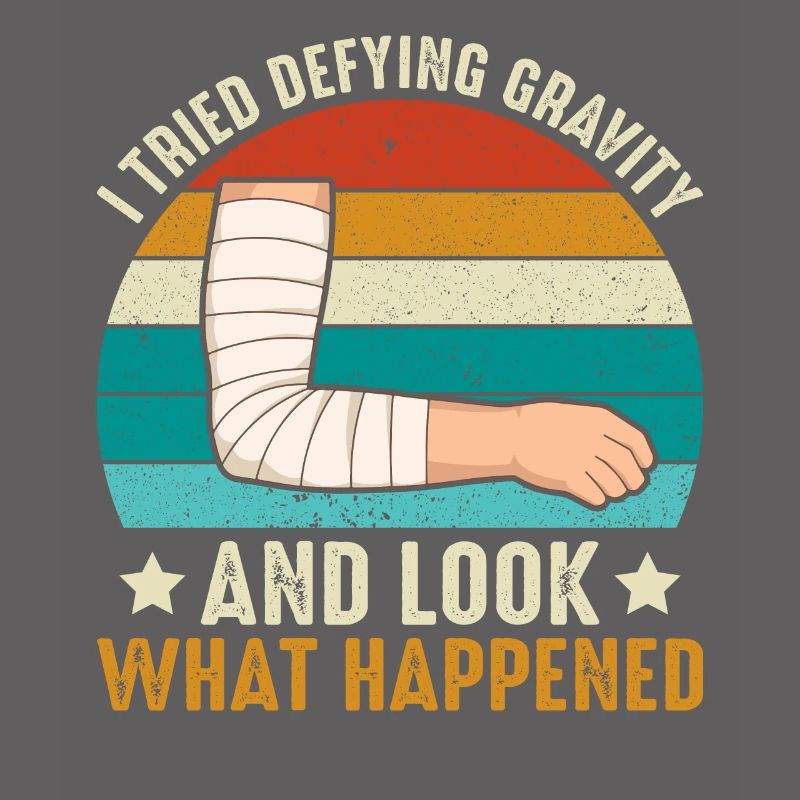 Gravity Broken Bone Slip and Fall Accident Injury