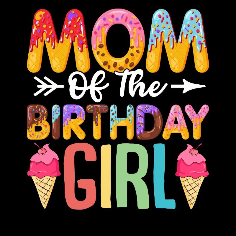 Mama Des Geburtstagskindes Eiscreme Geburtstag