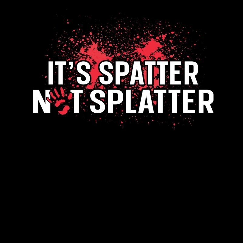 Seine Spritzer spritzen nicht Spritzer Forensischer Tatort